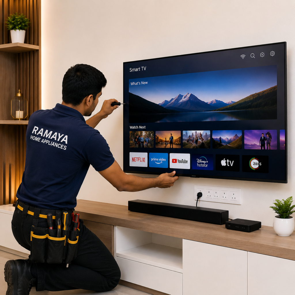 ramaya tv instalation