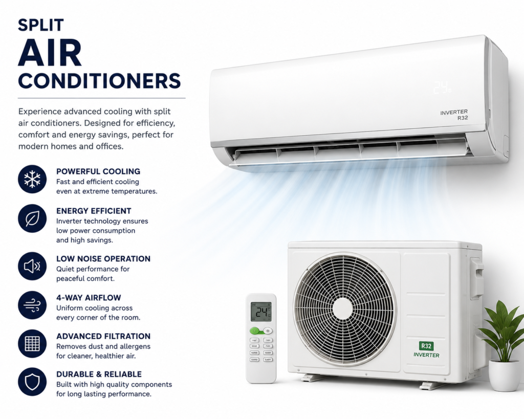 split air conditioners